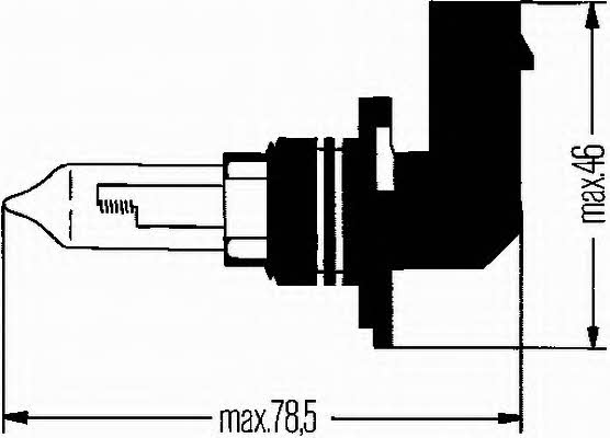  Лампа галогенная HB3 12V 60W 8GH005635121 Hella 8GH 005 635-121