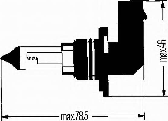  Лампа галогенная HB4 12V 55W 8GH005636121 Hella 8GH 005 636-121