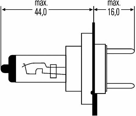  Лампа галогенная H7 24V 70W 8GH007157241 Hella 8GH 007 157-241