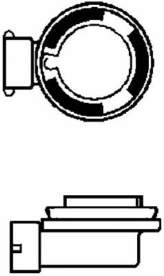  Лампа галогенная H8 12V 35W 8GH008356151 Hella 8GH 008 356-151