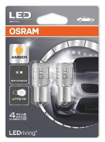  Лампа светодиодная Osram LEDriving Standard PY21W 12V BAU15s 7457YE02B Osram 7457YE02B