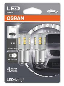  Лампа светодиодная Osram LEDriving CoolWhite P215W 12V BAY15d 2 шт.1457CW02B Osram 1457CW-02B