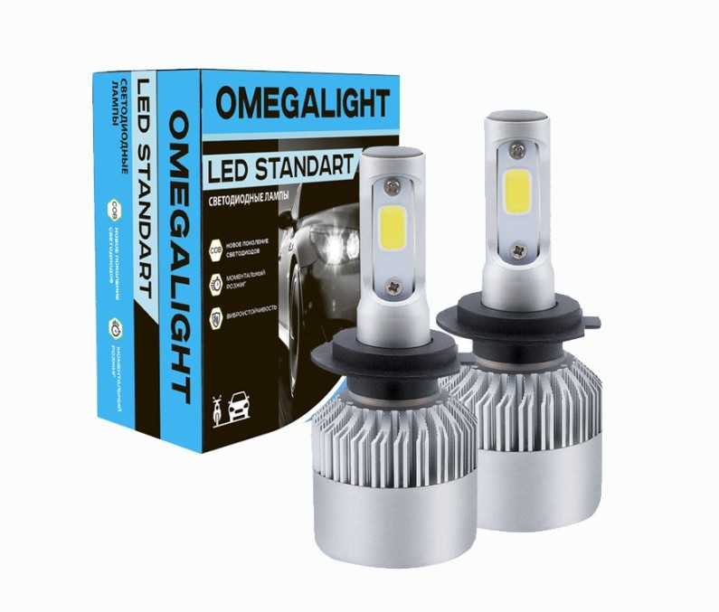  Лампа светодиодная Omegalight OLLEDHB4ST-1 12V HB4 25W P43t-38 2400Lm