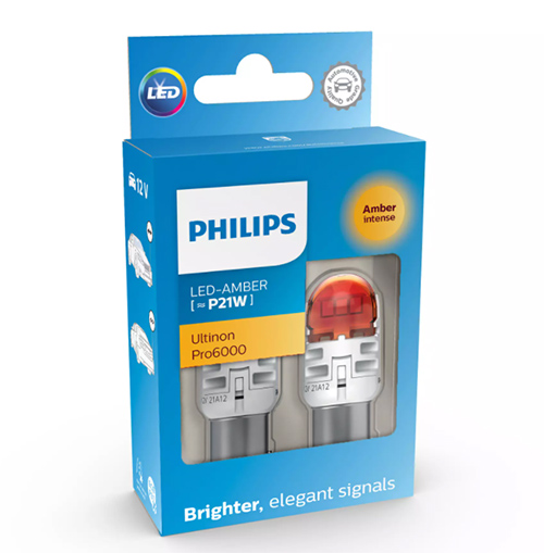  Лампа светодиодная Philips Ultinon Pro6000 SI P21 12V 11498AU60X2