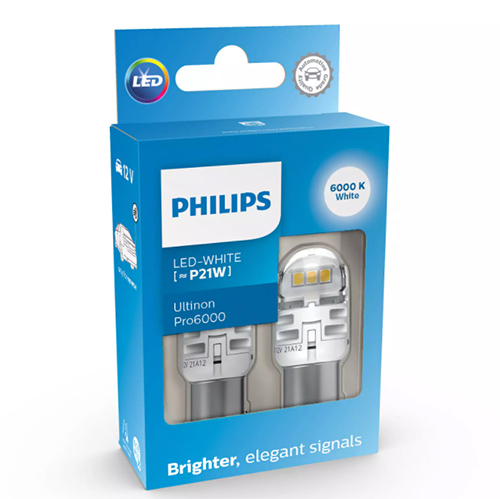  Лампа светодиодная Philips Ultinon Pro6000 SI P21 12V 11498CU60X2