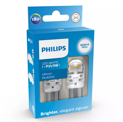  Лампа светодиодная Philips Ultinon Pro6000 SI P21 12V 11499CU60X2