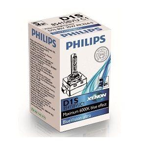  Лампа ксеноновая Philips BlueVision Ultra D1S 85V 35W 85415BVUC1 Philips 85415BVUC1