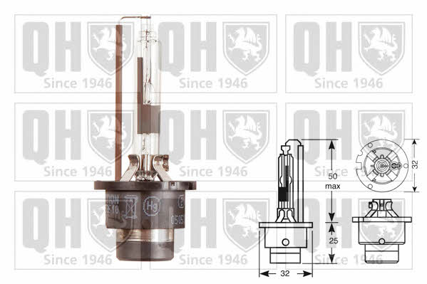  Лампа ксеноновая D2R 85V 35W QBL126G Quinton Hazell QBL126G