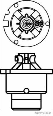  Лампа ксеноновая D2R 85V 35W 89901221 H+B Elparts 89901221