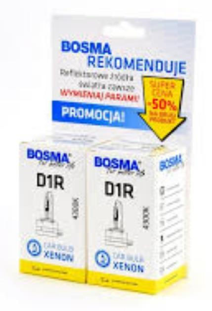  Лампа ксеноновая BOSMA D1R 85V 35W 4300K 2 шт.6179D BOSMA 6179D