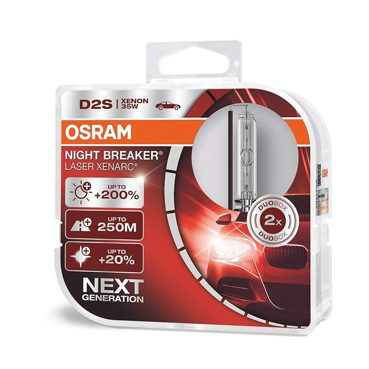  Лампа ксеноновая Osram Night Breaker Laser Xenarc D2S 42V 35W 2 шт.66240XNLHCB Osram 66240XNL-HCB