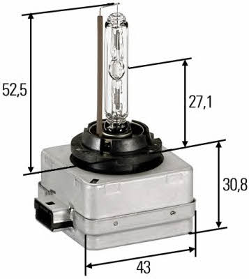  Лампа ксеноновая D1S 8GS009028001 Hella 8GS 009 028-001