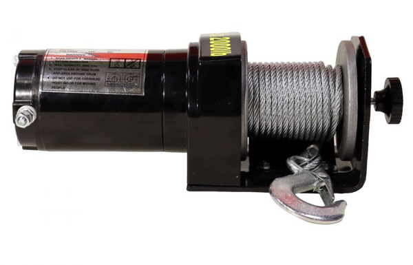  Лебедка электрическая для квадроцикла 12V Electric Winch 2000lbs  907кг Стальной трос