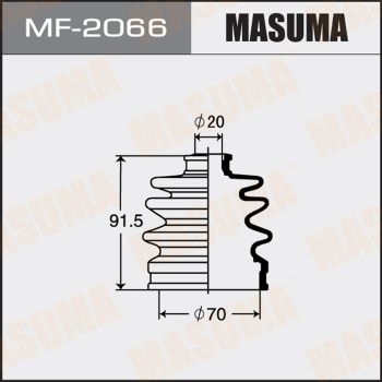 MF2066 MASUMA Комплект пыльника, приводной вал