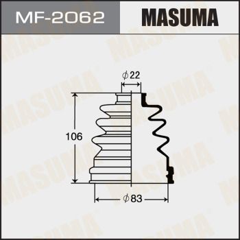 MF2062 MASUMA Комплект пыльника, приводной вал