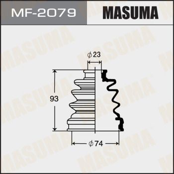 MF2079 MASUMA Комплект пыльника, приводной вал