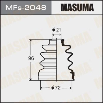 MFs2048 MASUMA Комплект пыльника, приводной вал