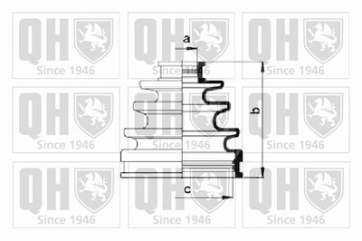 QJB476 QUINTON HAZELL Комплект пыльника, приводной вал