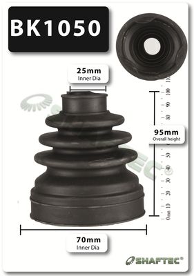 BK1050 SHAFTEC Комплект пыльника, приводной вал