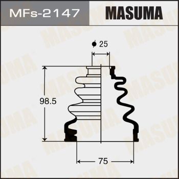 MFs2147 MASUMA Комплект пыльника, приводной вал