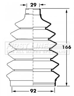 FCB6042 FIRST LINE Пыльник, приводной вал