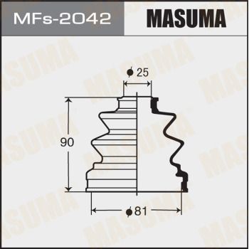 MFs2042 MASUMA Комплект пыльника, приводной вал