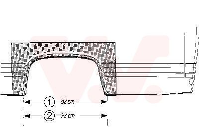  3050.45 VAN WEZEL Боковина