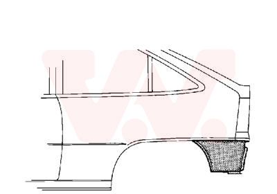  3735134 VAN WEZEL Боковина