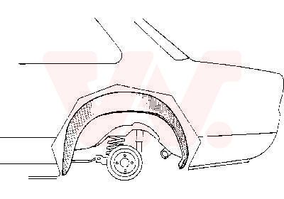  3723446 VAN WEZEL Колесная ниша