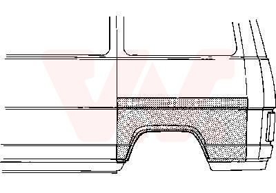  1745145 VAN WEZEL Боковина