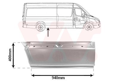  3083142 VAN WEZEL Боковина