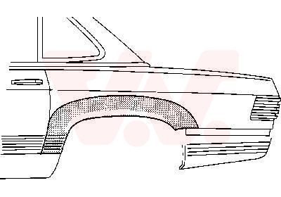  3008145 VAN WEZEL Боковина