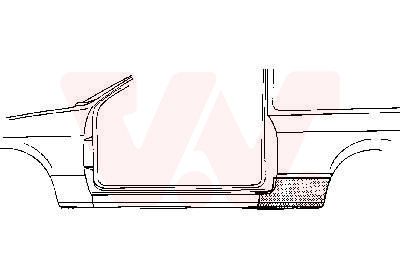  3727142 VAN WEZEL Боковина