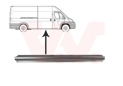  1651110 VAN WEZEL Боковина