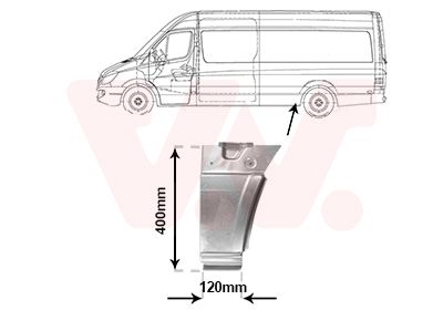  5876141 VAN WEZEL Боковина