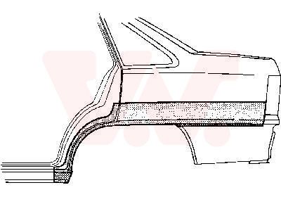  3732147 VAN WEZEL Боковина