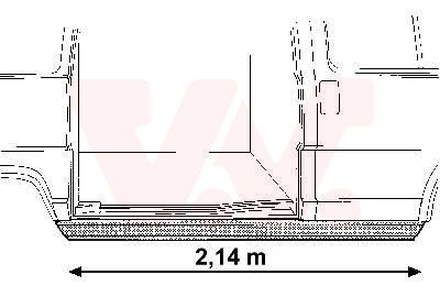  1745110 VAN WEZEL Боковина