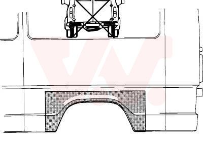  3070145 VAN WEZEL Боковина