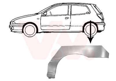  1756145 VAN WEZEL Боковина