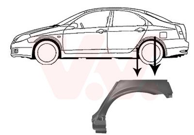  3352147 VAN WEZEL Боковина