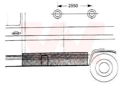  3050.02 VAN WEZEL Боковина