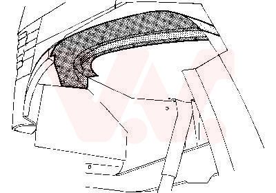  3070358 VAN WEZEL Внутренняя часть крыла
