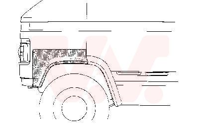  3050.56 VAN WEZEL Боковина