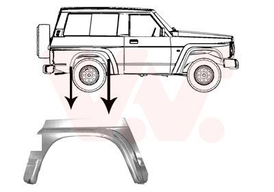  3362146 VAN WEZEL Боковина