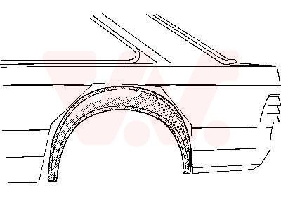  1844345 VAN WEZEL Колесная ниша