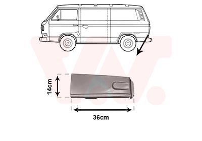  5870133 VAN WEZEL Боковина