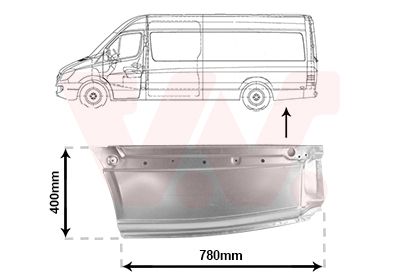  5876143 VAN WEZEL Боковина