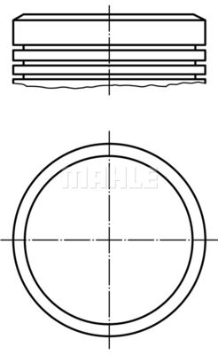  0401800 MAHLE Поршень