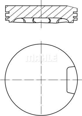  0331300 MAHLE Поршень