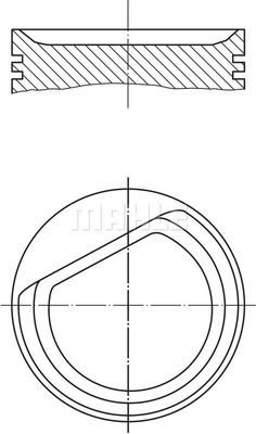  0012401 MAHLE Поршень